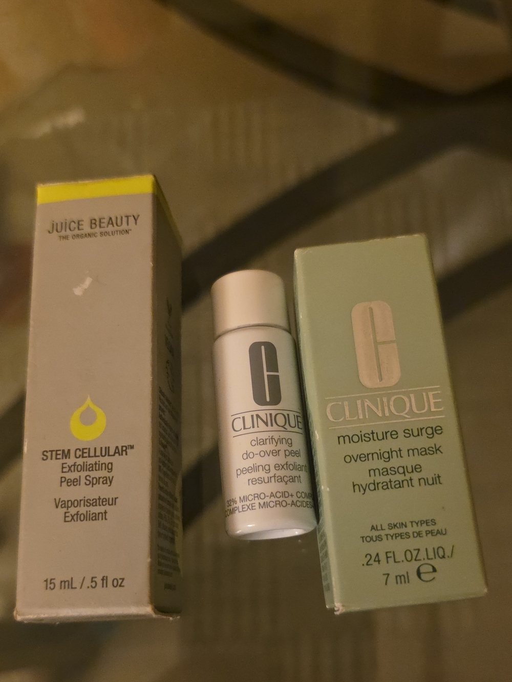 Clinique Clarifying Do-Over Peel & Moisture Surge Sample Size